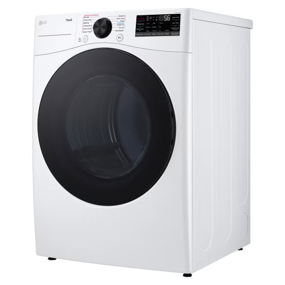 LG 7.4 cu. ft. Gas Dryer with TurboSteam and Built-In Intelligence  Model# DLGX4081W — photo 3