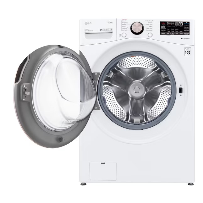 LG TurboWash 360 High Efficiency Stackable Medium ( 4.5-cu ft ) Front Load Washer Model# WM4000HWA — photo 2