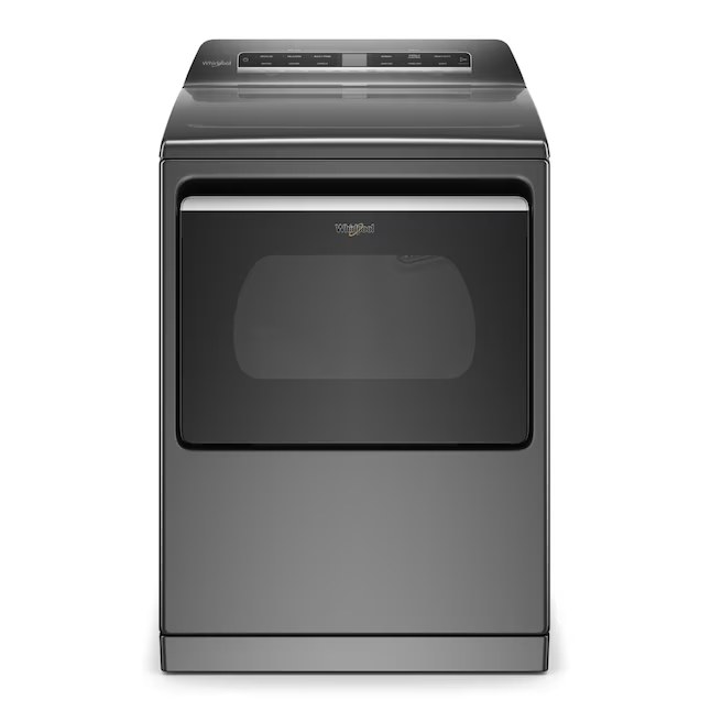Whirlpool Smart Capable 7.4-cu ft Vented Electric Dryer with Steam Cycle Model# WED8127LC