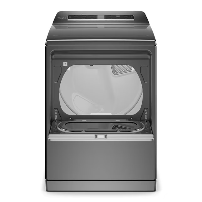 Whirlpool Smart Capable 7.4-cu ft Vented Electric Dryer with Steam Cycle Model# WED8127LC — photo 2
