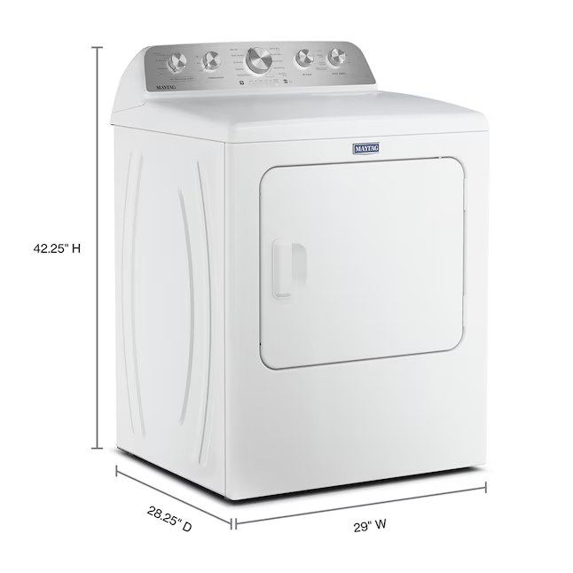 Maytag Pet Pro 7-cu ft Vented Electric Dryer Model# MED5605RW — photo 3